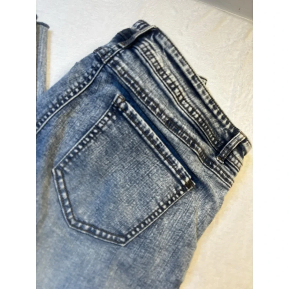 EST 1946 Denim Jeans Womens Size 12 Stonewash‎ Hi Rise Casual Distressed